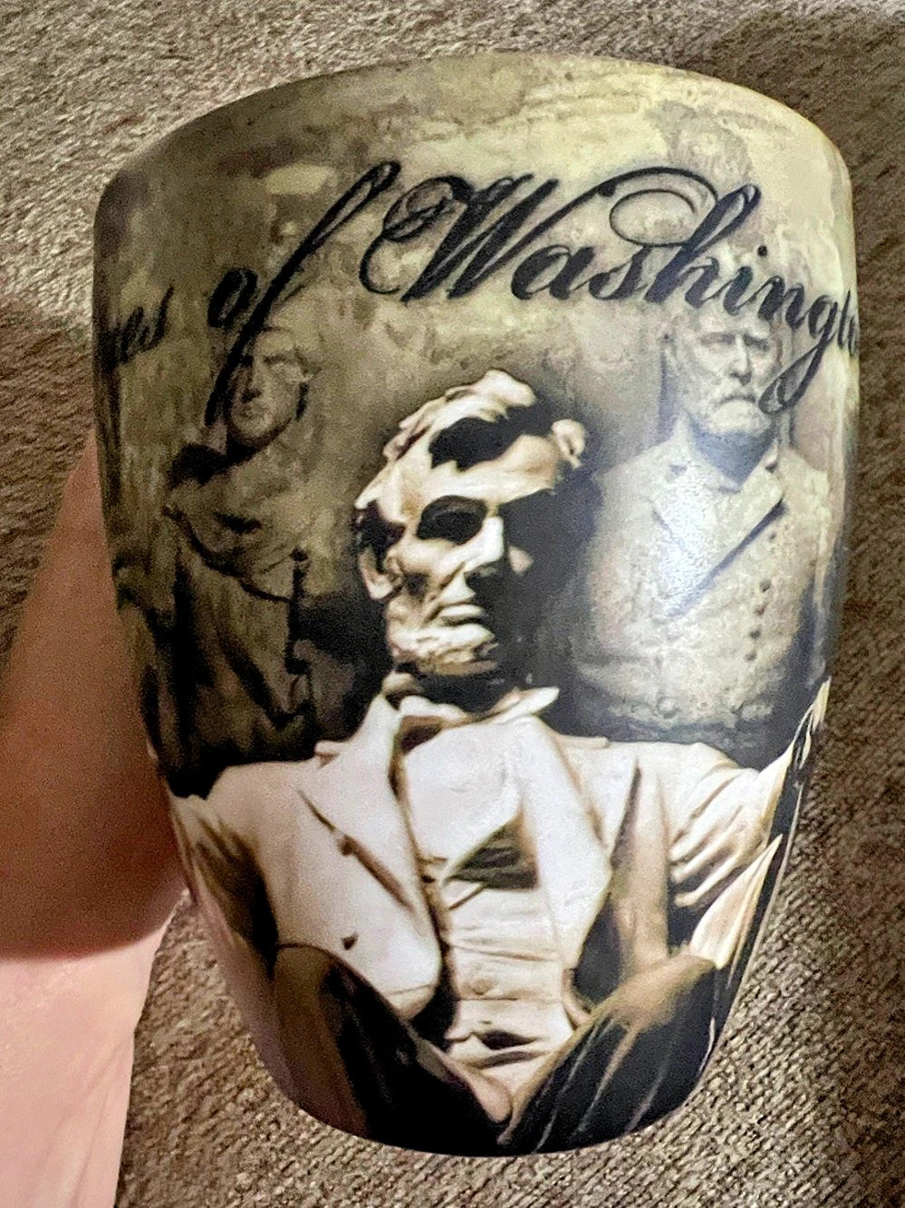 Washington mug Historic Statues of Washington D.C. Graphic Mug